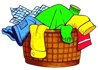 Dirty Clothes Basket Clipart#1989854.