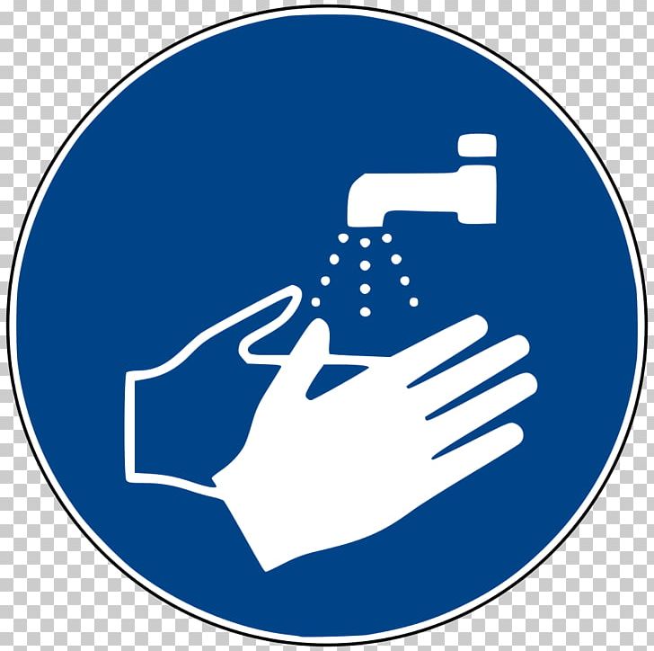 Hand Washing Symbol Sign PNG, Clipart, Area, Blue, Brand, Cleaning.