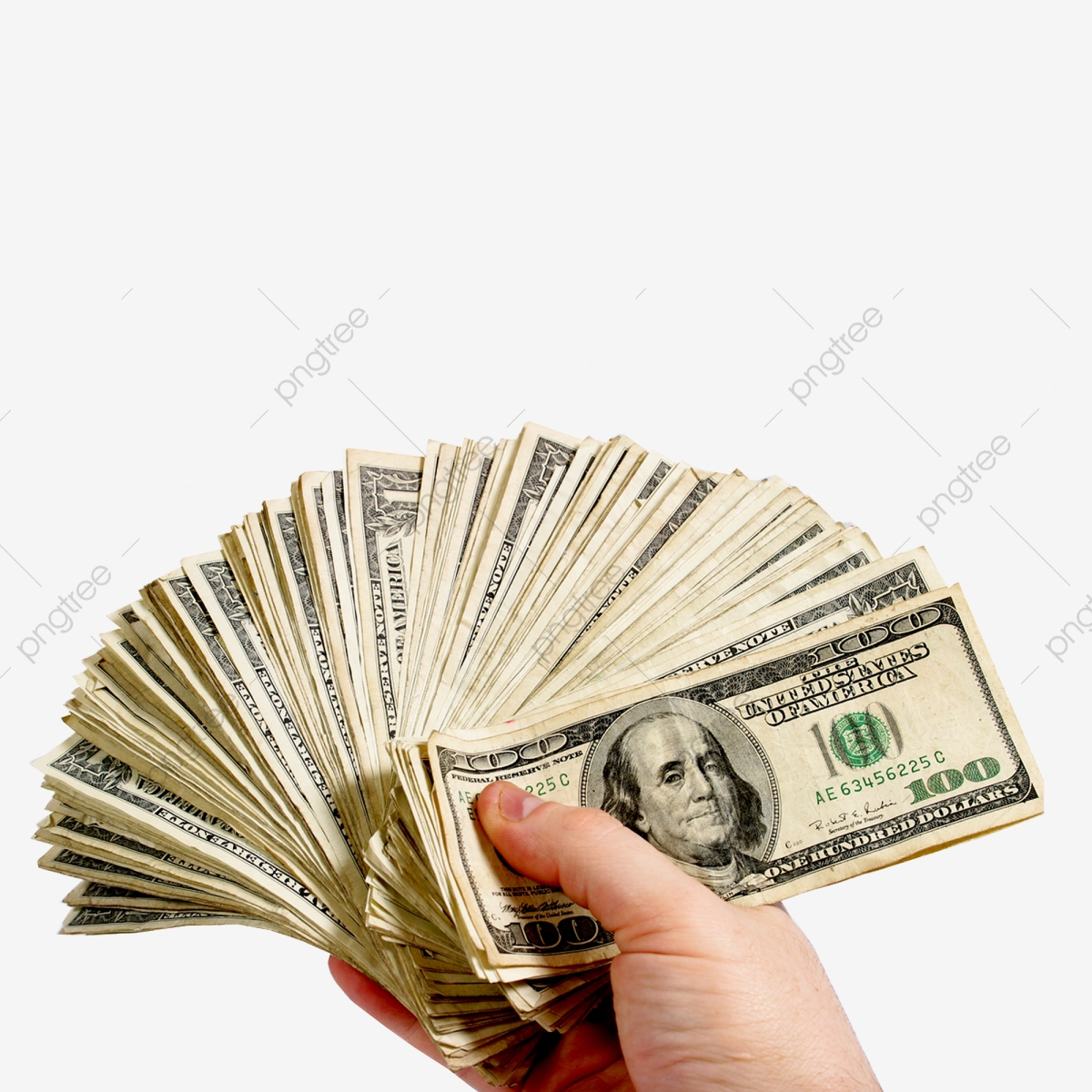 Hand Of Money, Money, Cash, Currency PNG Transparent Clipart Image.