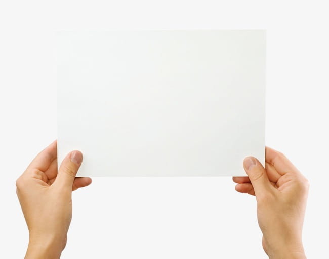 People holding paper PNG clipart.