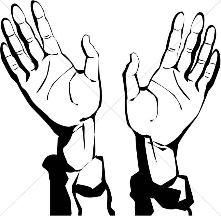 Hand Of God Blessings Clipart.