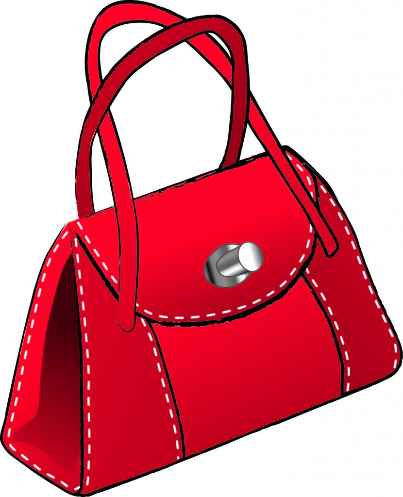 Women Purses And Handbags Clipart.