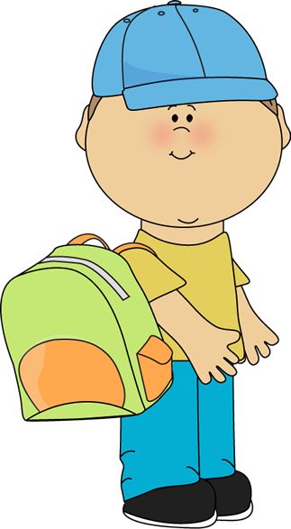 Hang Up Backpack Clipart.