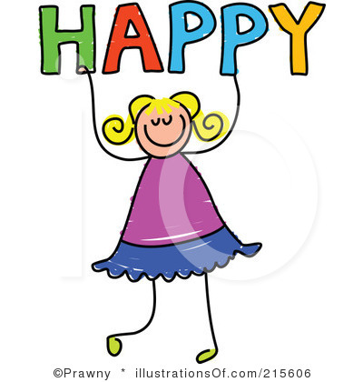 Happy Clip Art Black And White.