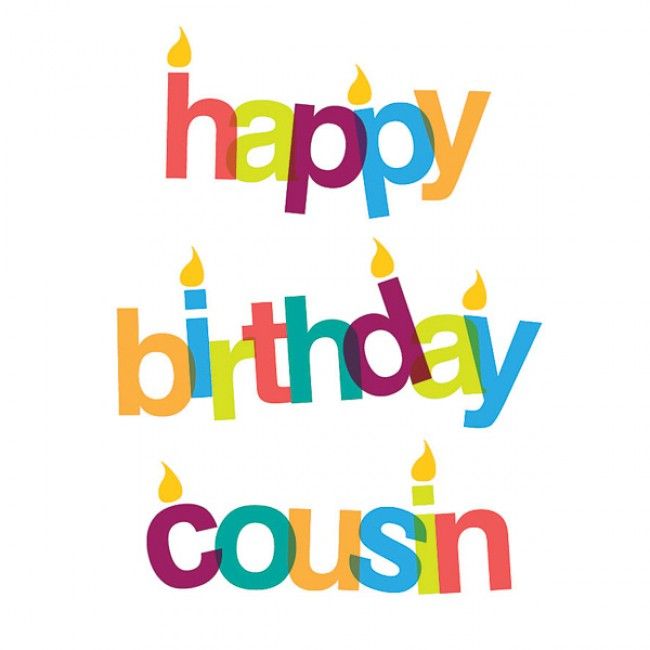 102+ Happy Birthday Cousin Clipart.