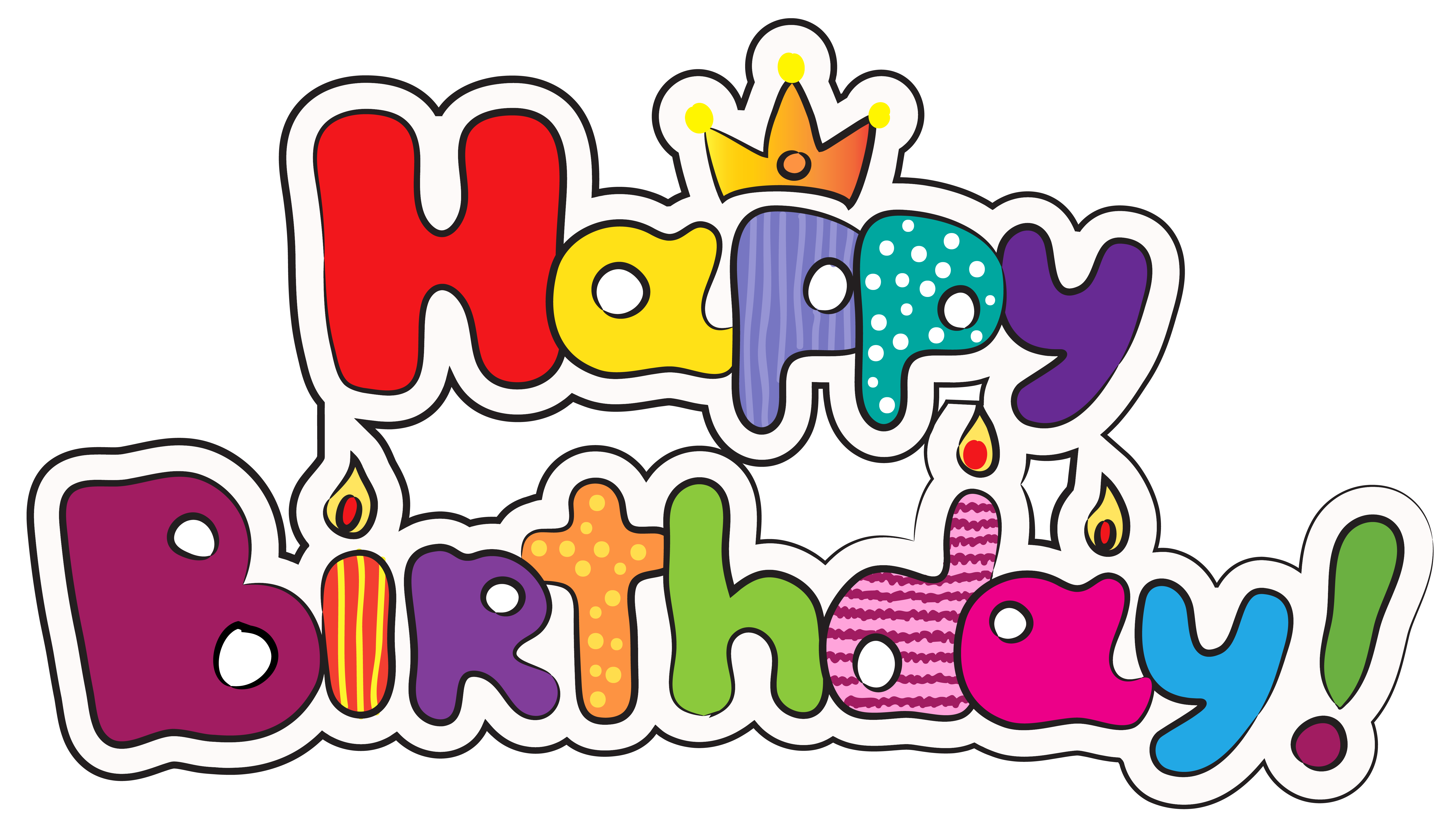 Clipart Of Happy Birthday & Of Happy Birthday Clip Art Images.