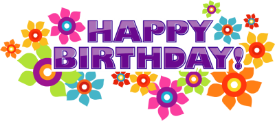 Happy birthday clipart.