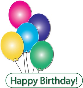 Free Birthday Balloon Clip Art.