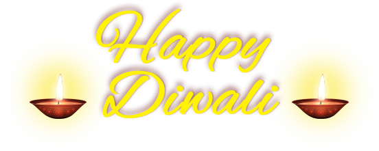 Happy Diwali PNG Text Design free download.