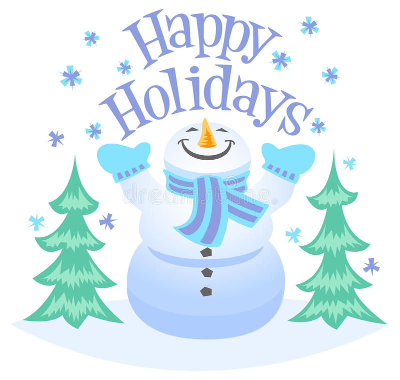 Happy Holidays Stock Illustrations.