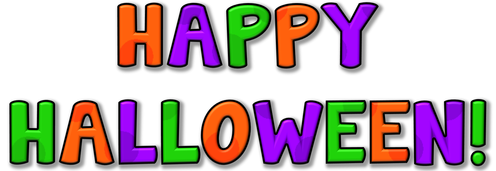 Happy Halloween Clip Art.