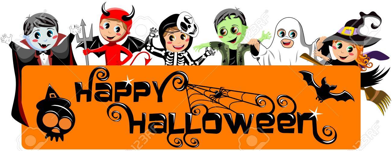 Happy halloween clipart banner 4 » Clipart Portal.