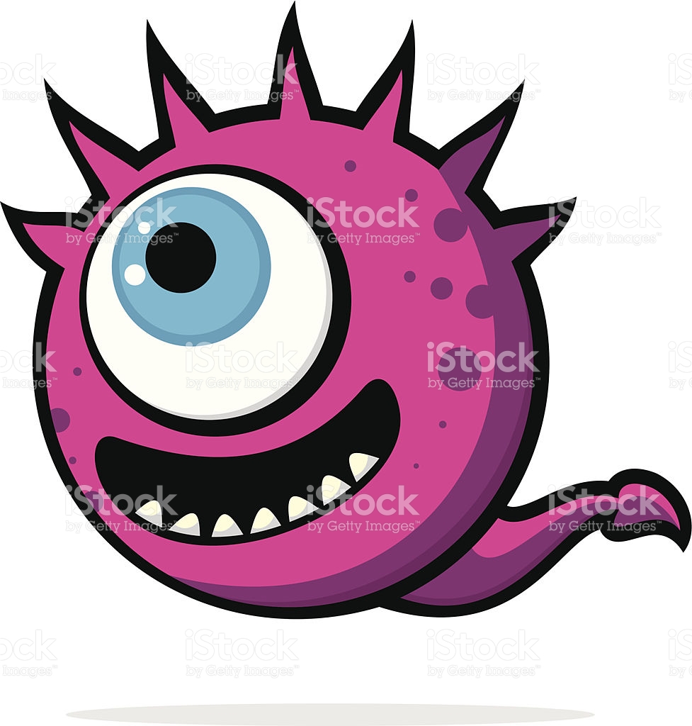 Happy Monster stock vector art 496035999.