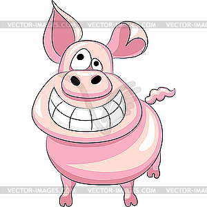 Happy Pig Clipart.