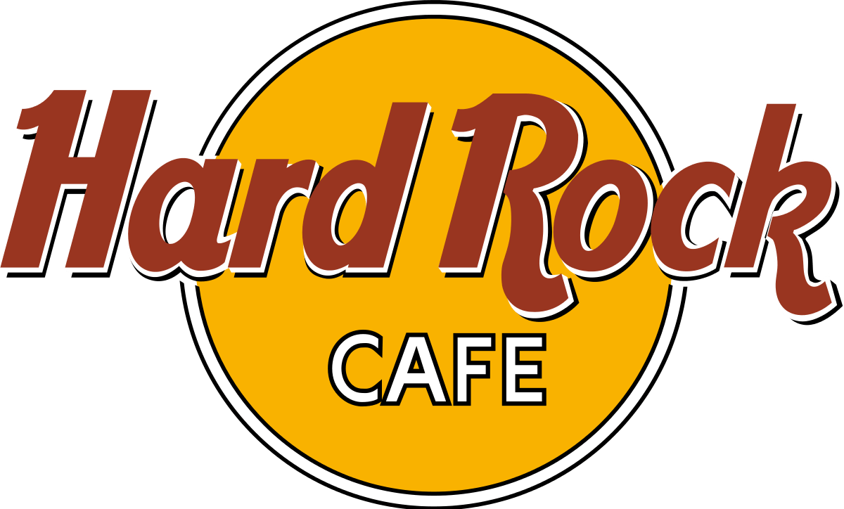 Hard Rock Café Logo transparent PNG.