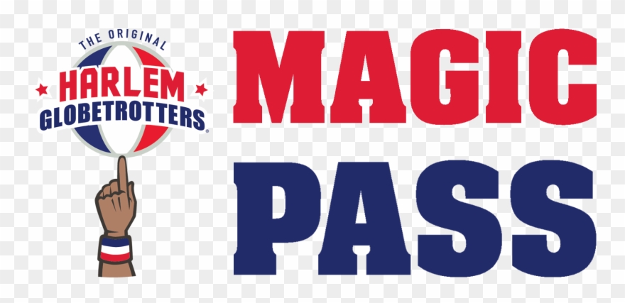 Harlem Globetrotters Magic Pass Clipart (#552892).