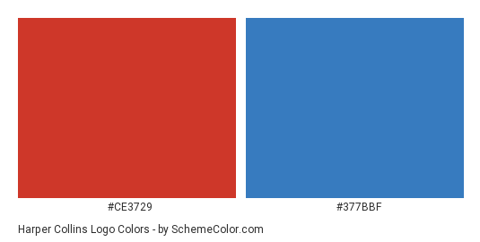 Harper Collins Logo Color Scheme » Blue » SchemeColor.com.