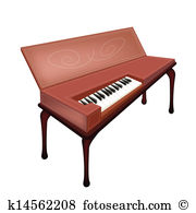 Harpsichord Clip Art Illustrations. 32 harpsichord clipart EPS.