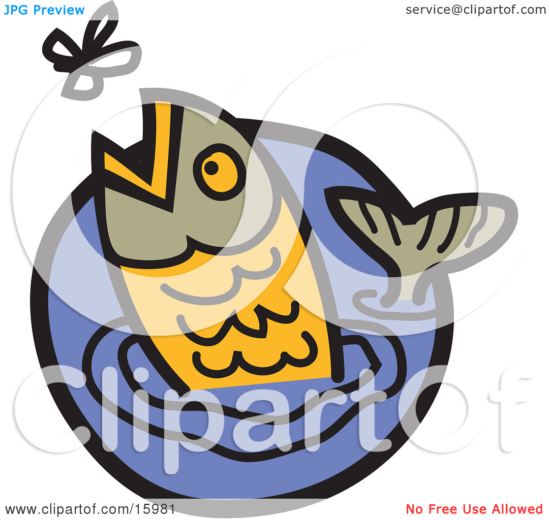 Fish Head Out Of Water Clipart Free.