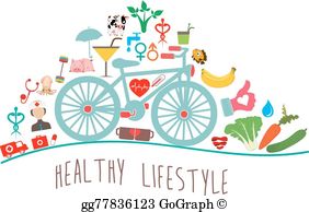 Healthy Lifestyle Clip Art.