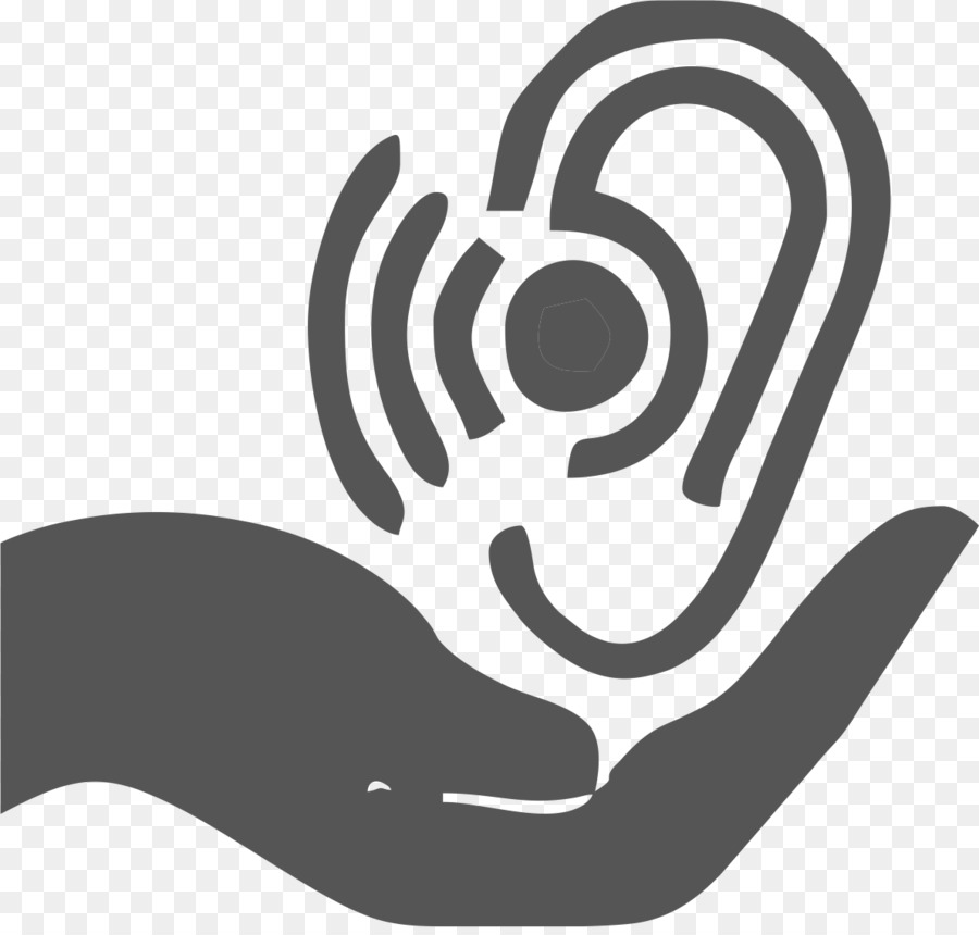 Hearing Test Black And White png download.