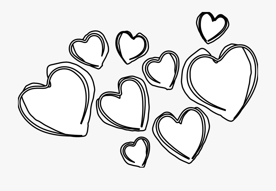 28 Collection Of Hearts Clipart Black And White.