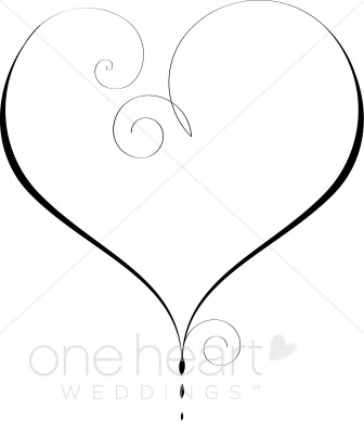 Heart Outline Clipart.