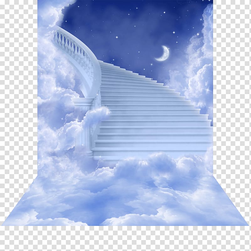 Crescent moon with stairs, Haiku Stairs Stairway to Heaven.