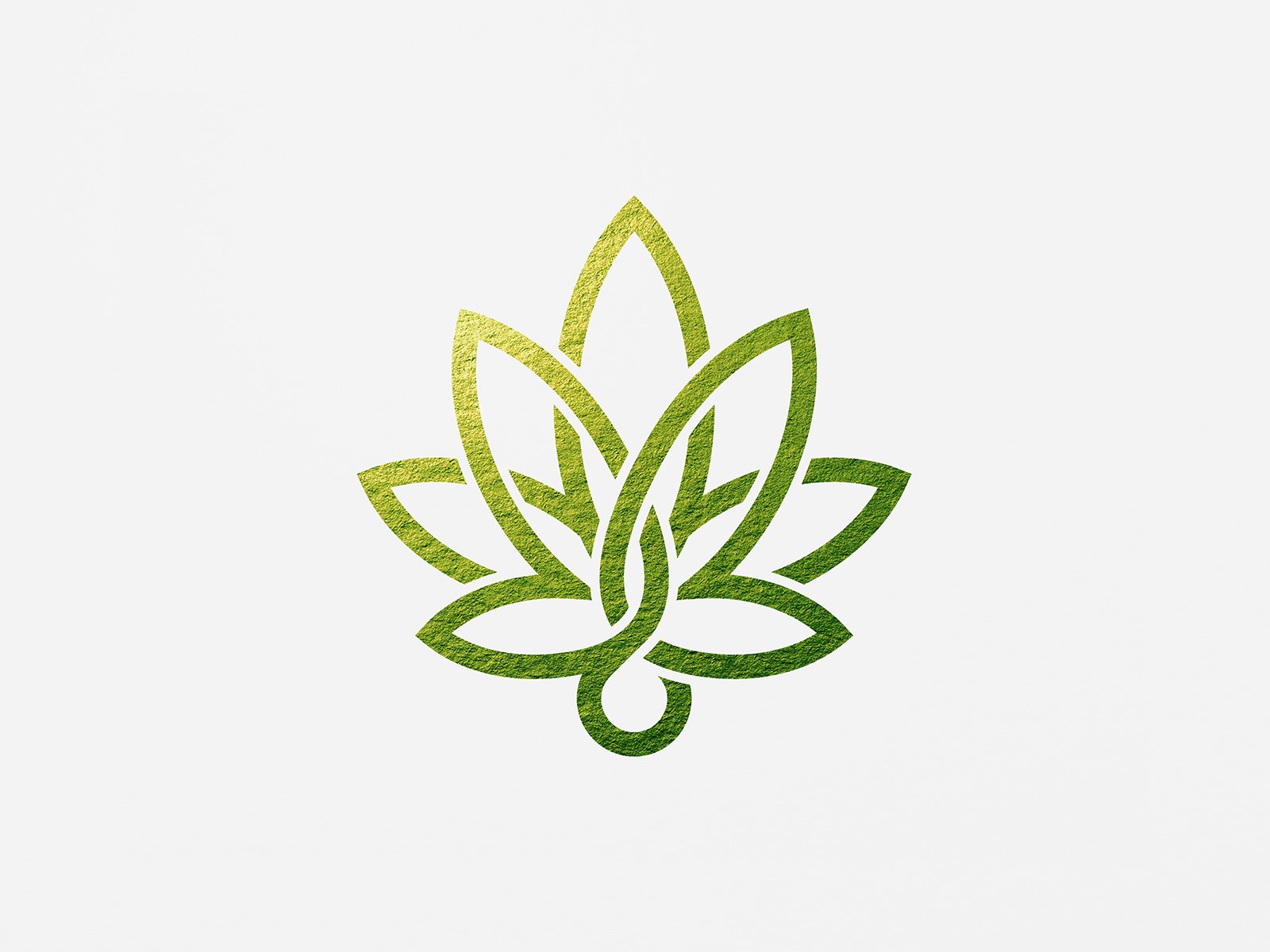 Cannabis Hemp Leaf Line Logo by Djjeep_Design on Dribbble.