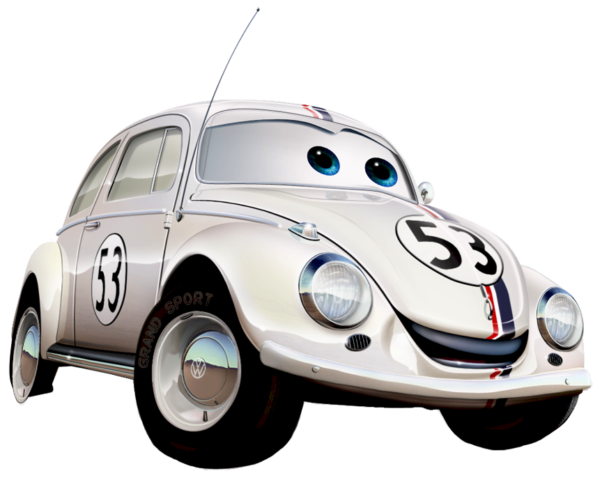 Herbie the Love Bug Clipart.