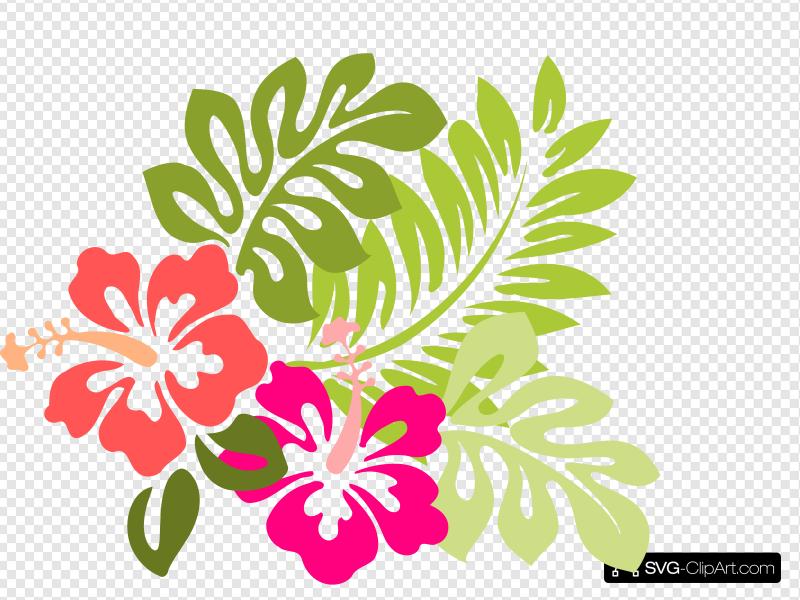 Hibiscus Clip art, Icon and SVG.