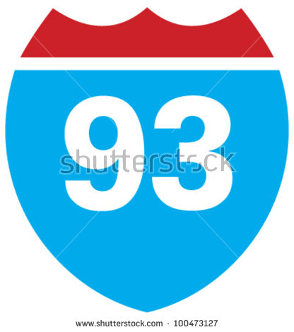 Highway 93 Stock Images, Royalty.