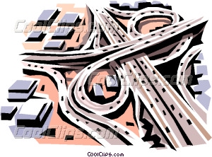 Highways Clipart.