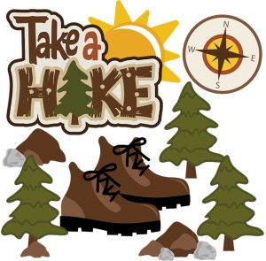 Hiking images clip art.