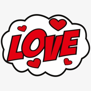 Sticker Love Hike Messenger Decal.