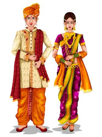 331 Indian Bride And Groom Cliparts, Stock Vector And Royalty Free.