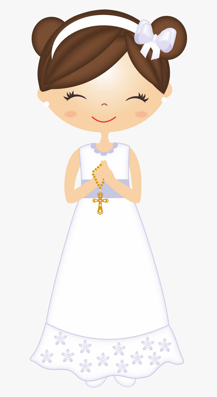 Doll Clipart First Communion.