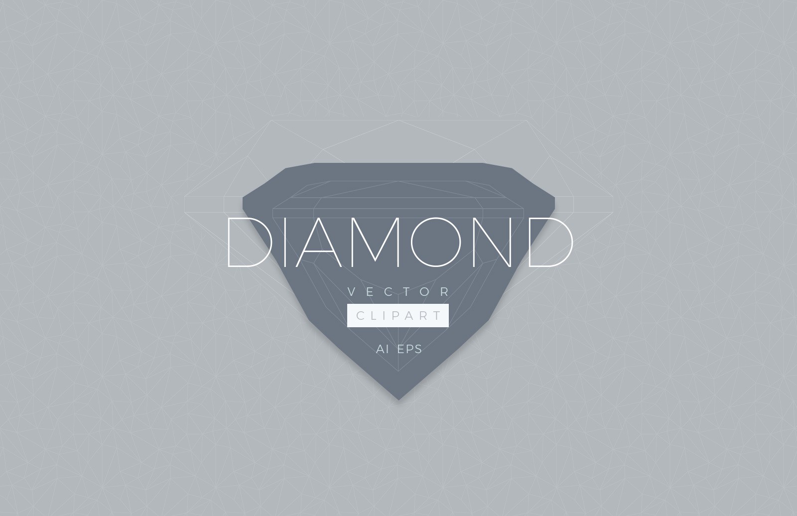 Diamond Vector Clipart.