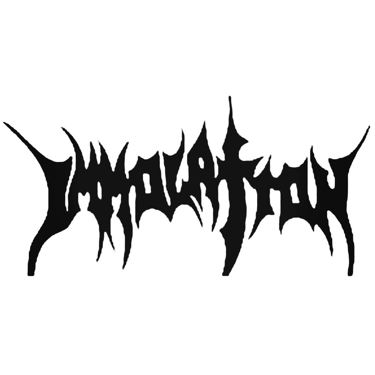 Immolation Band Decal Sticker.