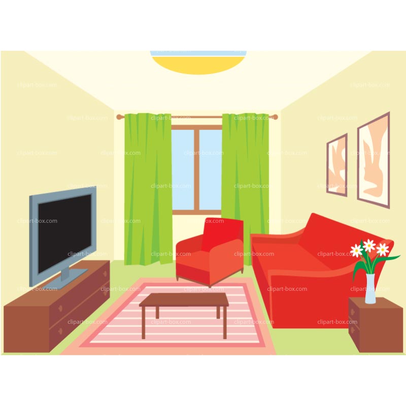 Room Interior Clipart.