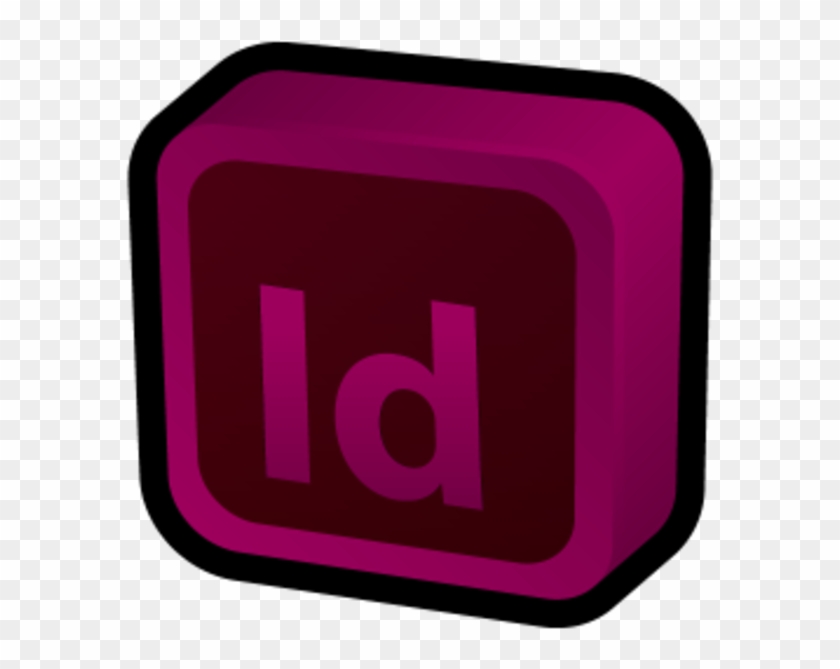 Adobe Indesign Icon 3d.