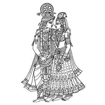 Indian Bride Clipart.