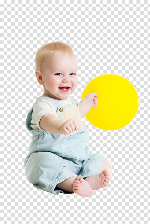 Child Infant Toy Boy, Baby playing with balloons transparent.