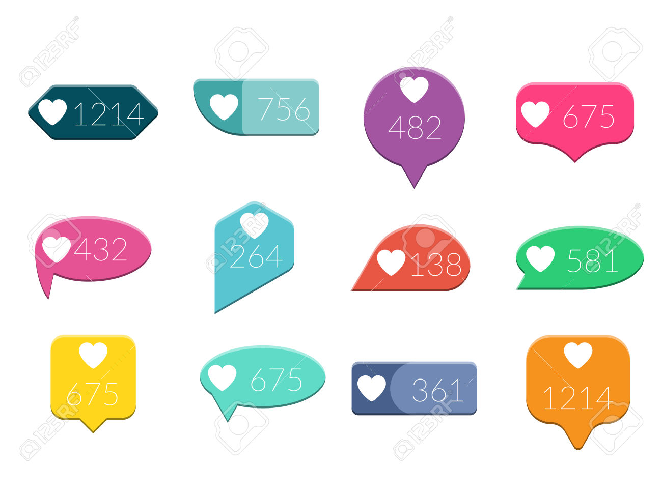 237 Like Instagram Stock Vector Illustration And Royalty Free Like.