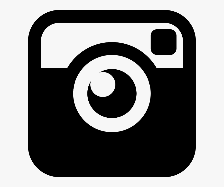 Instagram Icon Black And White Png.