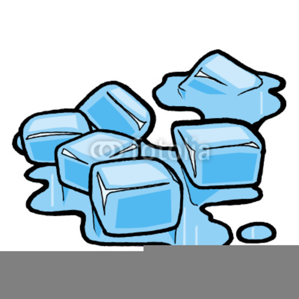 Clipart Ice Cube Melting.