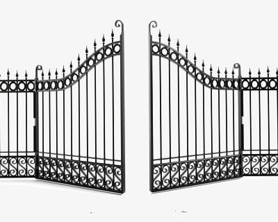 Iron Gate PNG, Clipart, Fence, Gate Clipart, Iron Clipart, Open.