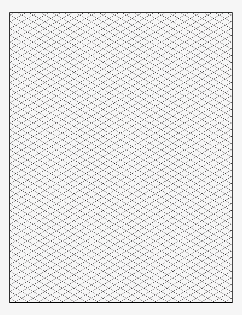 Free Isometric Graph Paper Grid Paper Printable, Isometric.