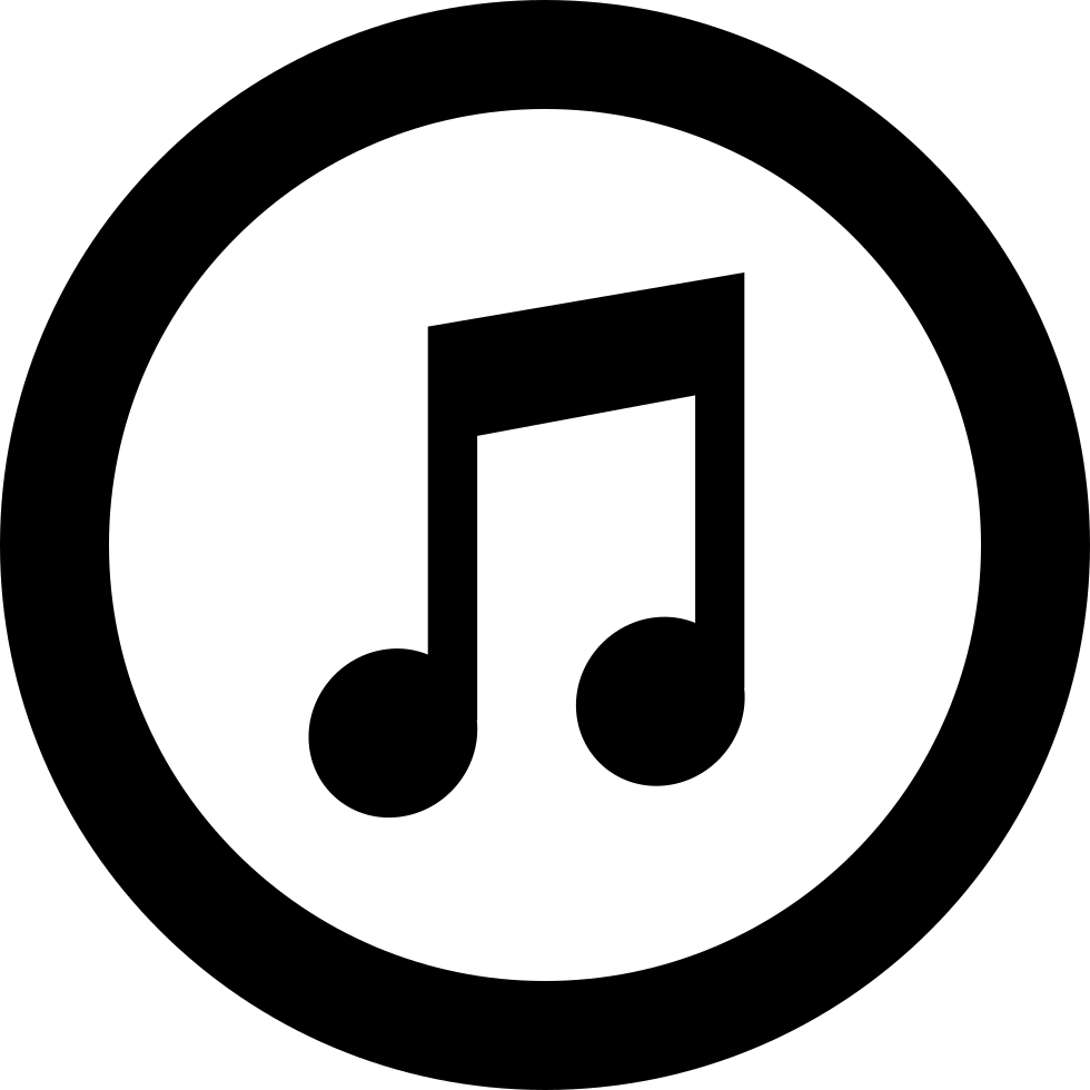 Itunes Logo Of Amusical Note Inside A Circle Svg Png Icon Free.