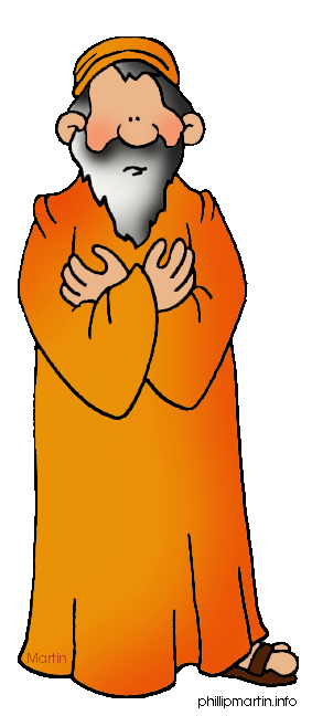 Elijah Bible Characters Clipart.